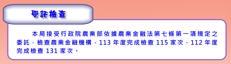 受託檢查執行情形